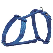 Шлея Trixie Premium H-Harness для собак, 42-60 см, 15 мм, размер S-M, синий