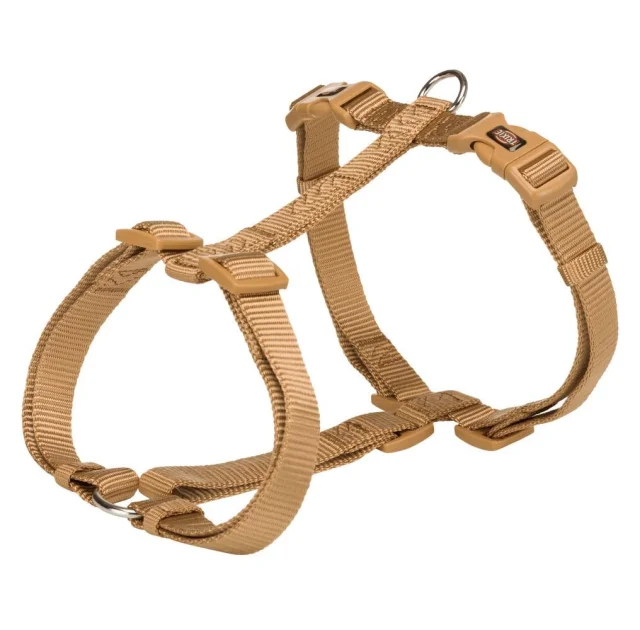 Шлея Trixie Premium H-Harness для собак, 52-75 см, 20 мм, размер M-L, карамель