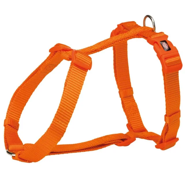 Шлея Trixie Premium H-Harness для собак, 52-75 см, 20 мм, размер M-L, папайя