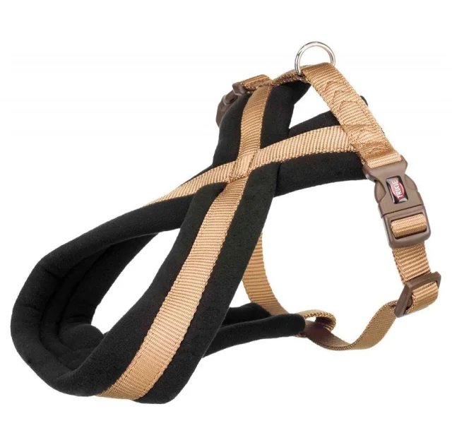 Шлея Trixie Premium Touring Harness для собак, 60-100 см, 25 мм, розмір L, карамель