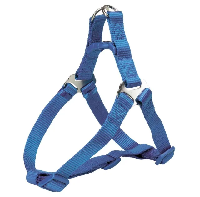 Шлея Trixie Premium One Touch Harness, для собак, 40-50 см, 15 мм, размер S, синий