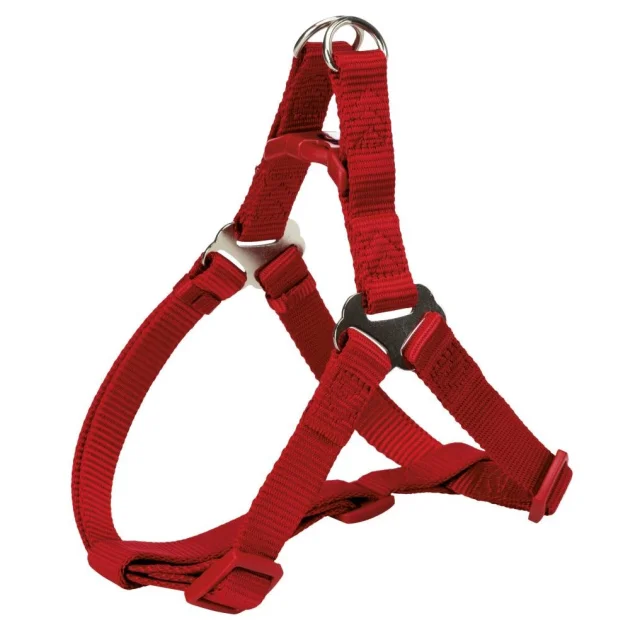Шлея Trixie Premium One Touch Harness, для собак, 40-50 см, 15 мм, розмір S, червоний