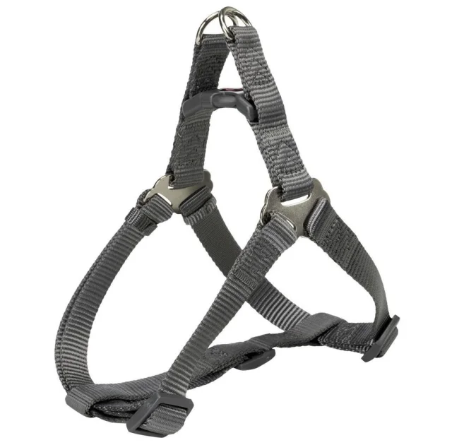 Шлея Trixie Premium One Touch Harness, для собак, 50-65 см, 20 мм, размер M, графит