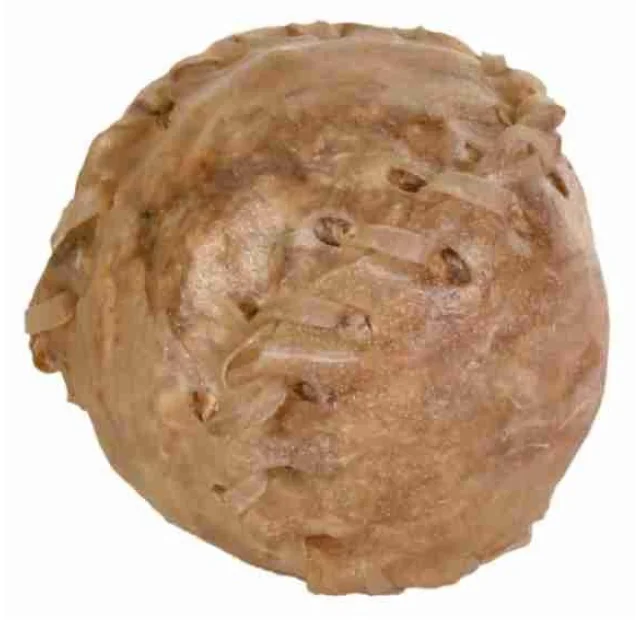 Лакомство Trixie, мяч прессованный из жил, для собак, 170 г, 8 см