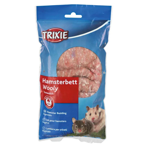 Подстилка Trixie Wooly, для грызунов, коричневая, 20 г