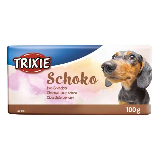 Лакомство Trixie, шоколад, для собак, 100 г