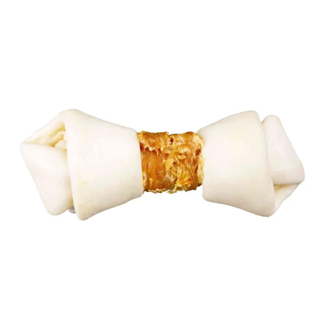 Жевательная кость с узлами Trixie Denta Fun для собак, с куриным филе, 11 см, 70 г, 2 шт