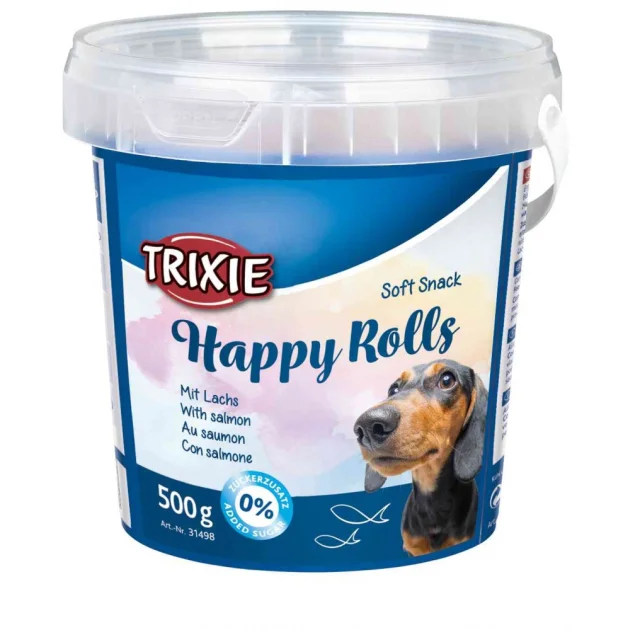 Ласощі Trixie HappyRolls для собак, лосось, 500 г