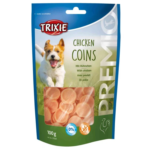Чипсы Trixie ChickenCoins для собак, курица, 100 г
