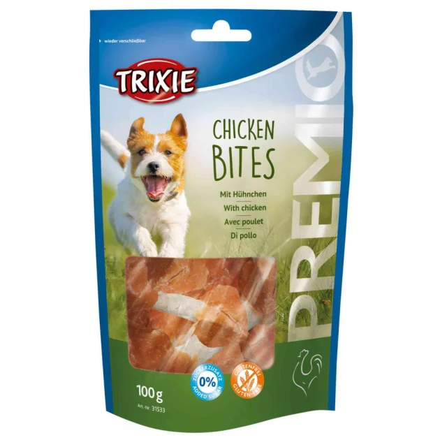 Куриные кусочки Trixie ChickenBits для собак, курица, 100 г