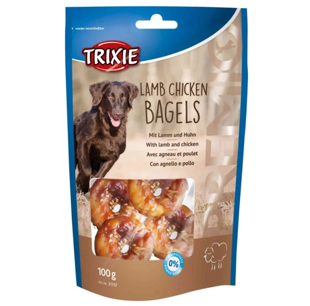 Бублики Trixie - Lamb Chicken Bagels ягнёнок с курицей, для собак, 100 г