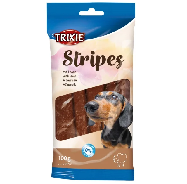 Съедобные палочки Trixie Stripes для собак, ягненок, 100 г, 10 шт