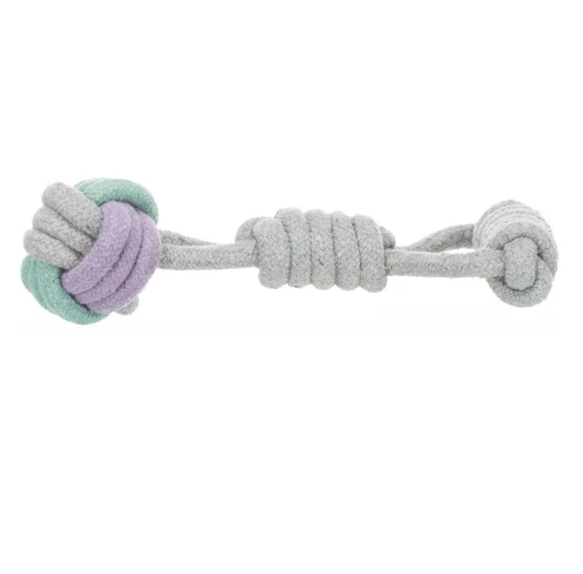 Игровой канат с узлом и ручкой Trixie для собак, 6 см, 23 см