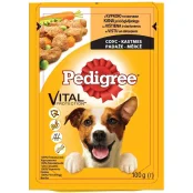 Влажный корм Pedigree для взрослых собак, курица и овощи в соусе, 100 г