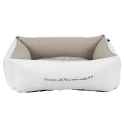 Лежак Trixie Pet's Home для собак, біло-коричневий, 100×70 см