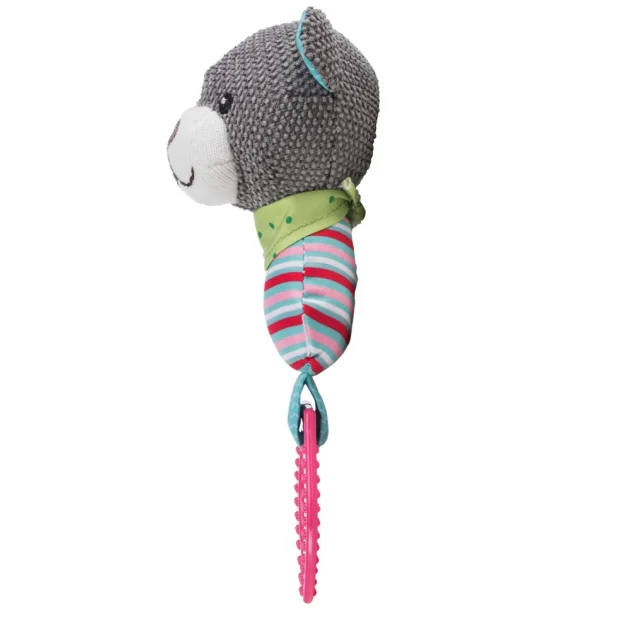 Игрушка Trixie - Junior мишка с кольцом, для собак, 23 см, ткань, полиэстер