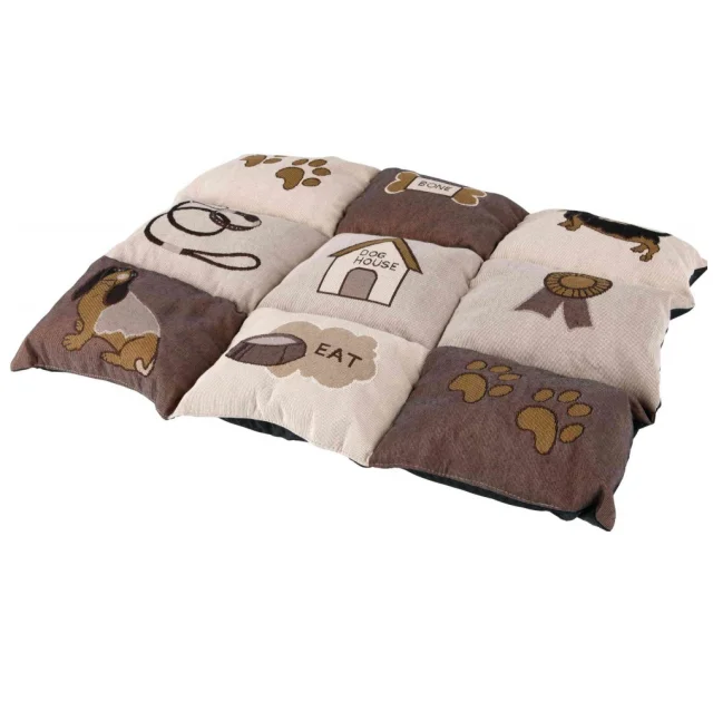 Підстилка Trixie Patchwork для собак, коричнево-бежевий, 55×45 см