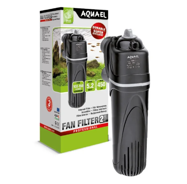 Внутренний фильтр Aquael Fan 2 Plus для аквариумов от 100 до 150 л, 5.2 Вт, 450 л/ч