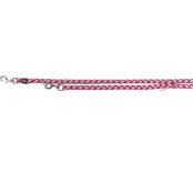 Поводок-перестёжка Trixie Cavo Reflect Adjustable Lead для собак, светоотражающий, размер L-XL, 2 м/18 мм, фуксия