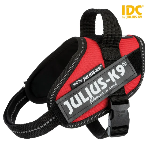 Шлея тренировочная Trixie Julius-K9® IDC, для щенков, 40-53 см, 22 мм, красная