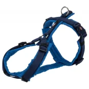 Шлея Trixie Premium Trekking Harness для собак, 62-74 см, 25 мм, размер M-L, индиго-синий