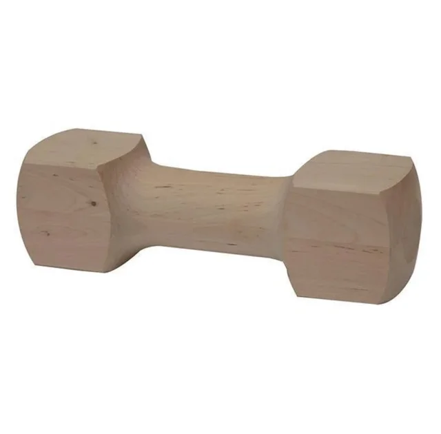 Игрушка Croci гантеля, для собак, дерево, 24×6.5×6.5 см