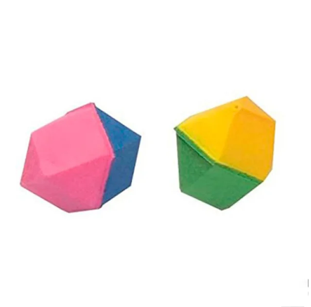 Игрушка Croci геометрия, для котов, пластик, 4 см
