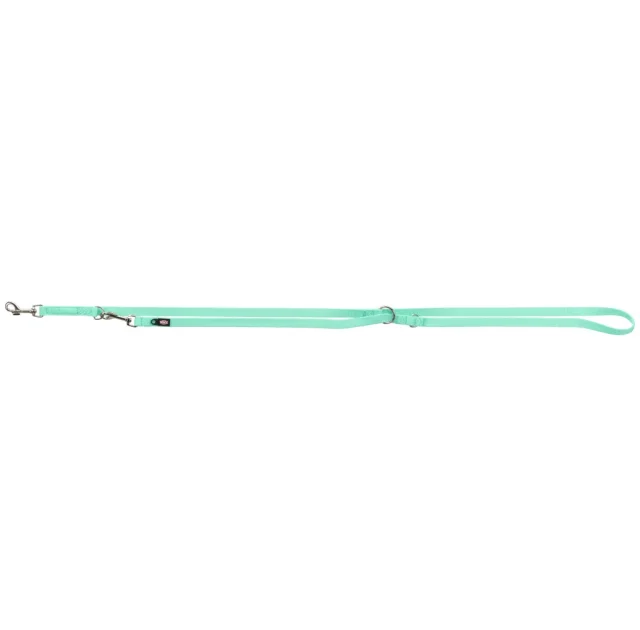 Поводок-перестёжка Trixie Premium Adjustable Lead двухслойный для собак, размер L-XL, 2 м/25 мм, мятный
