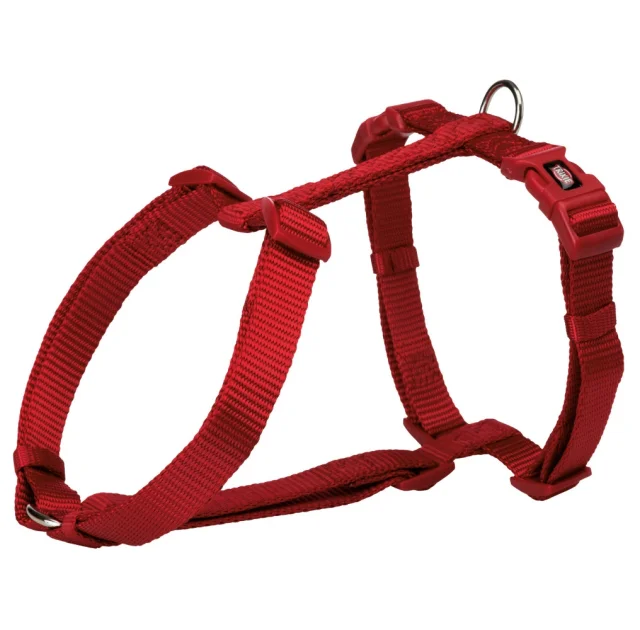 Шлея Trixie Premium H-Harness для собак, 30-44 см, 10 мм, розмір XS-S, червоний