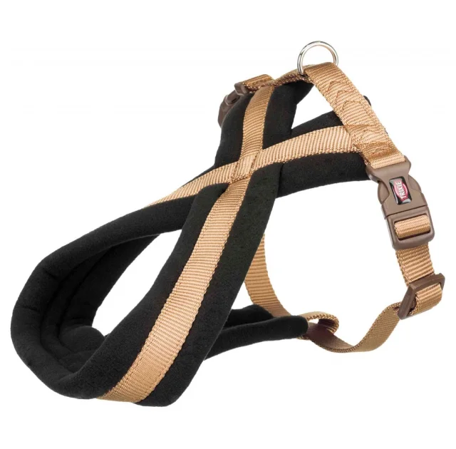 Шлея Trixie Premium Touring Harness для собак, 40-70 см, 20 мм, размер S-M, карамель