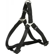 Шлея Trixie Premium One Touch Harness, для собак, 40-50 см, 15 мм, размер S, черный