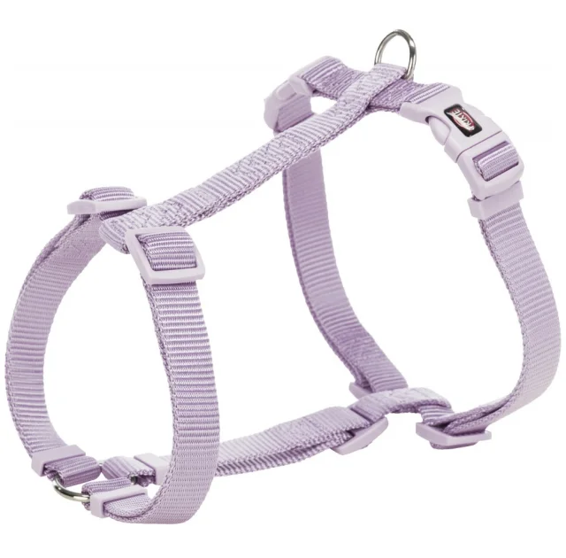 Шлея Trixie Premium H-Harness для собак, 20-32 см, 10 мм, розмір XXS-XS, бузковий