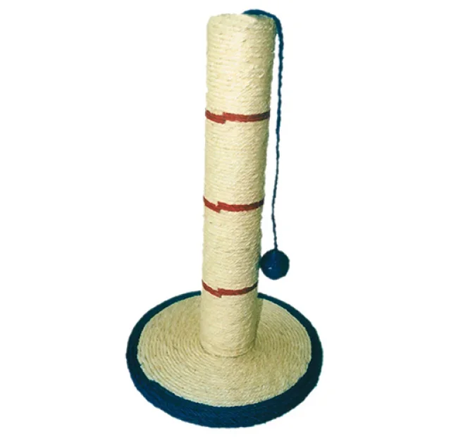 Когтеточка Croci Sisal Con Base с игрушкой, для котов, 30×30×52 см