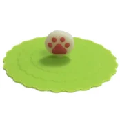 Крышка для консервы Croci для кошек и собак, силиконовая, зелёная, 10 см