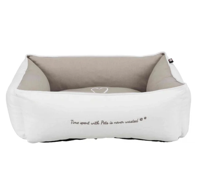 Лежак Trixie Pet's Home для собак, біло-коричневий, 80×60 см