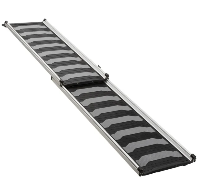 Пандус складной Trixie Petwalk, для собак, 40×102-170 см, черный
