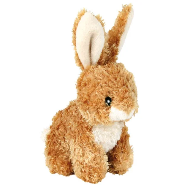 Игрушка Trixie, кролик плюшевый, для собак, 15 см