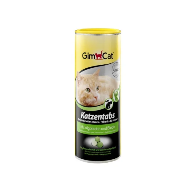 Витамины Gimcat для кошек, алгобиотин, 710 табл, 425 г