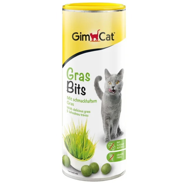 Витамины Gimcat для кошек, с травой, 710 табл, 425 г
