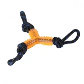 Іграшка перетяжка Fox TPR для собак, трикутна, 11.5×33 см