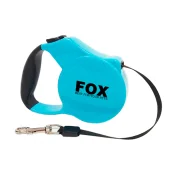 Поводок-рулетка Fox для собак до 20 кг, синяя, 3 м