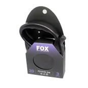 Поводок-рулетка Fox для собак до 20 кг, черная, 3 м