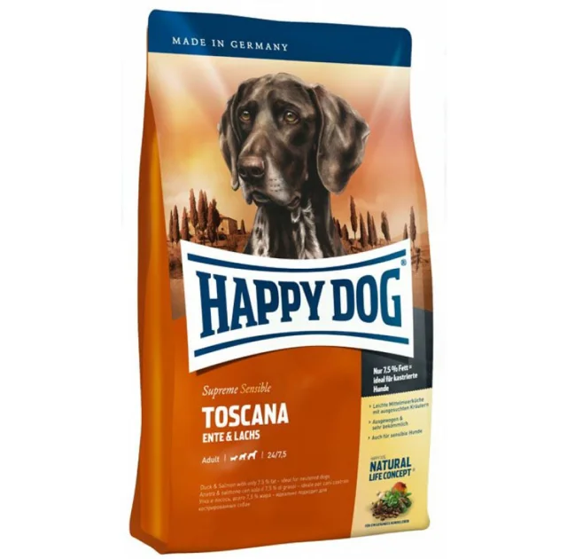 Сухой корм Happy Dog Supreme Sensible Toscana для всех взрослых собак всех пород, 11 кг