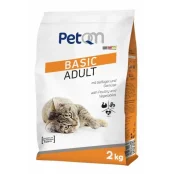 Сухий корм PetQM Cat Basic Adult with Poultry & Vegetables для котів, з птицею і овочів, 2 кг