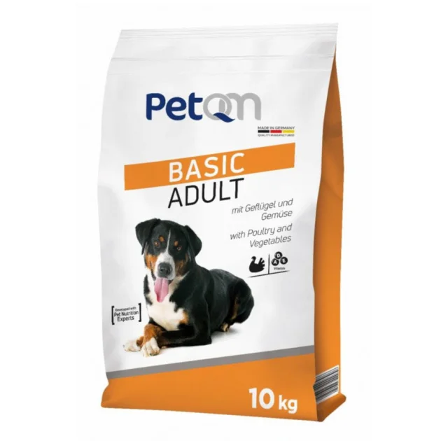 Сухий корм PetQM Dog Basic Adult with Poultry & Vegetables для собак, з птицею і овочів, 2 кг