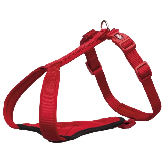 Шлея Trixie Premium Y-Harness для собак, 85-105 см, 25 мм, размер L-XL, красный