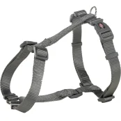 Шлея Trixie Premium H-Harness для собак, 30-44 см, 10 мм, розмір XS-S, графіт