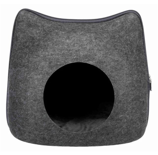 Лежак-печера Trixie Cat Cave для котів, сірий, 38×35×39 см