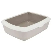 Туалет з рамкою Trixie Classic, для кішок, пластик, 37 × 15 × 47 см