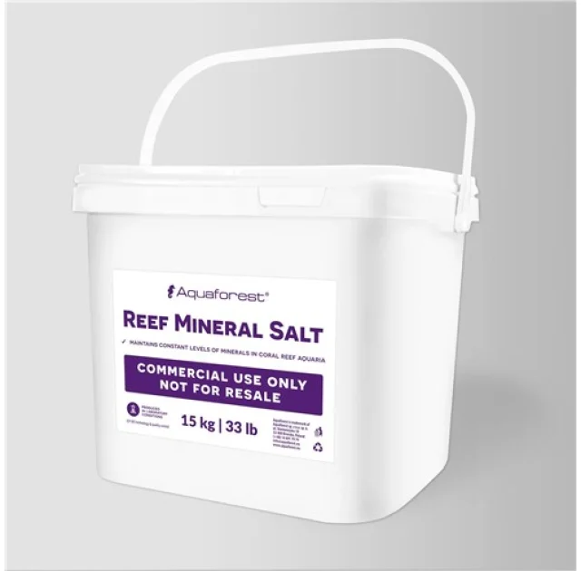 Соль не содержащая (NaCl) хлорид натрия Aquaforest Reef Mineral Salt, 15 кг